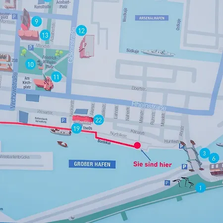 Südstrand, Zentral, Balkon, Wifi, Fahrstuhl, Parken *