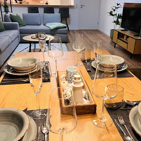 Suedstrand, Zentral, Balkon, Wifi, Fahrstuhl, Parken فيلهلمسهافن