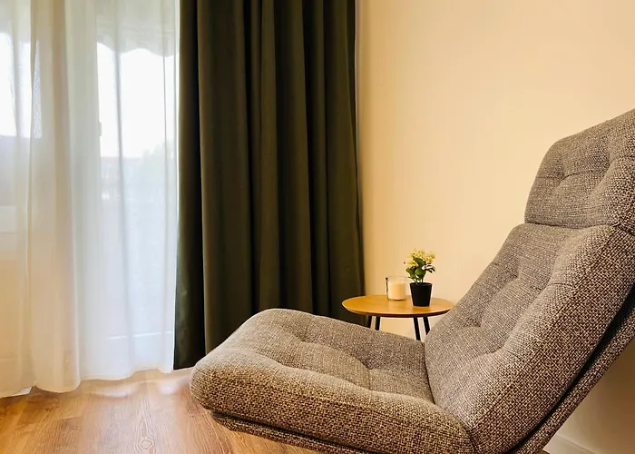 公寓 Suedstrand, Zentral, Balkon, Wifi, Fahrstuhl, Parken